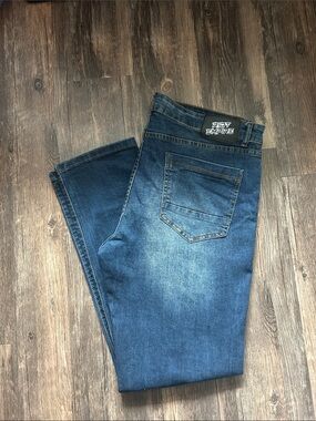 Riot Empire Men's Blue Denim Jeans